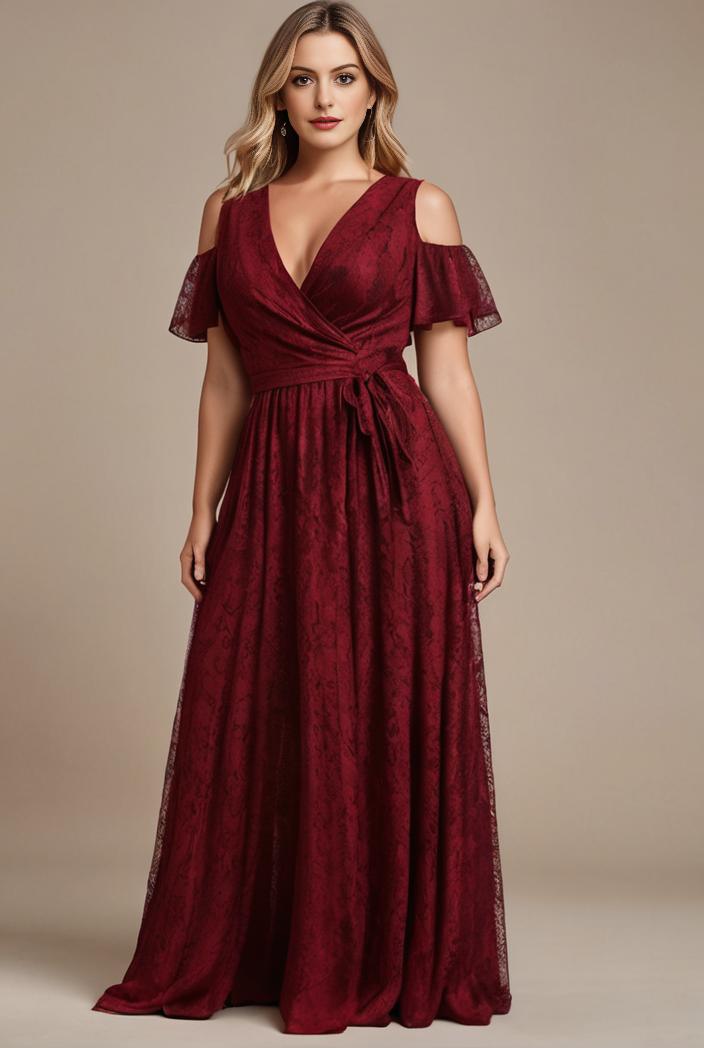 plus size floor length formal evening gowns for weddings 147633
