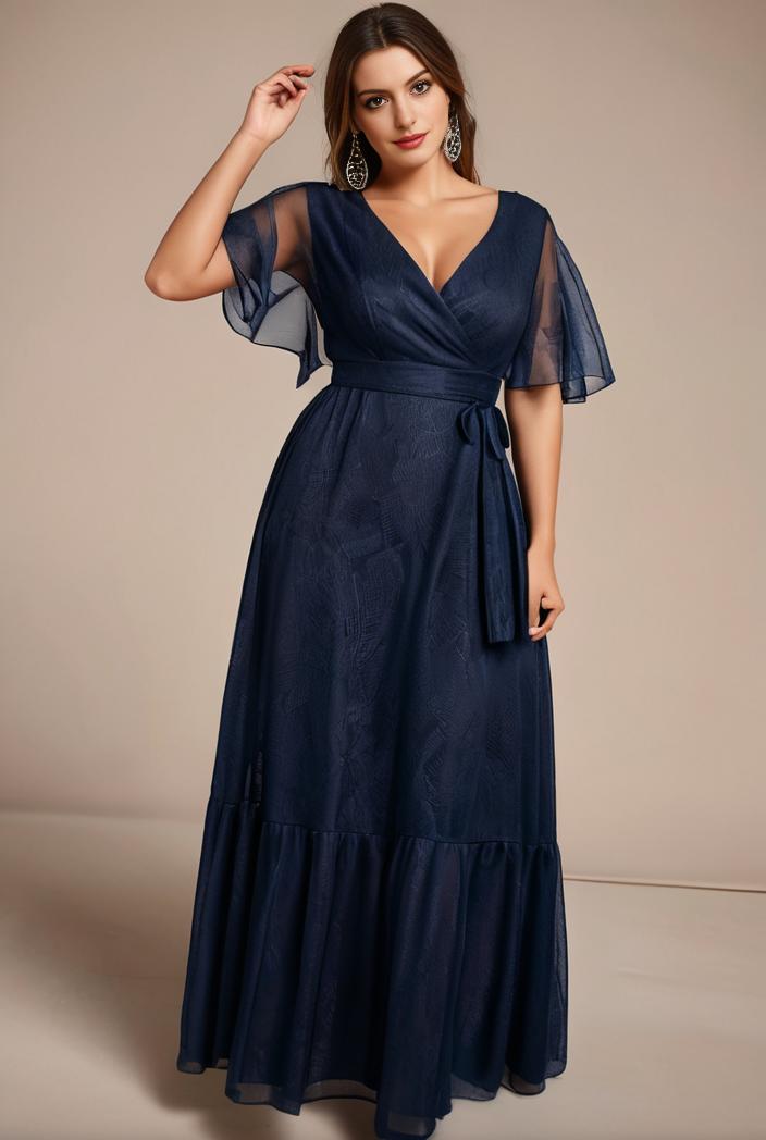 plus size floor length formal evening gowns for weddings 147640