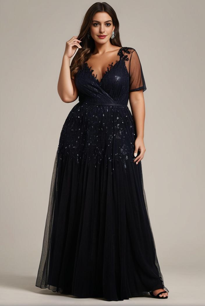 plus size floor length formal evening gowns for weddings 147646