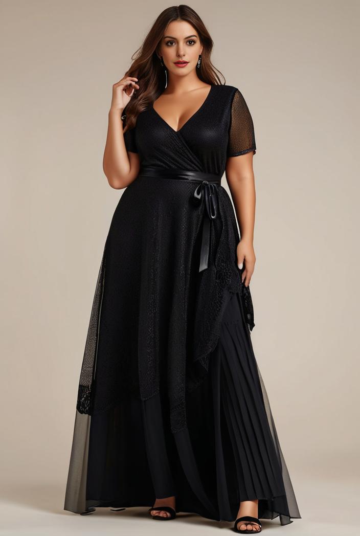 plus size floor length formal evening gowns for weddings 147647