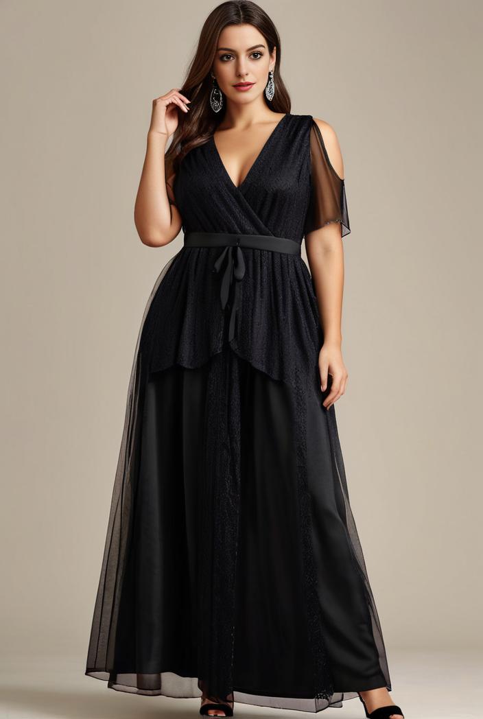 plus size floor length formal evening gowns for weddings 147651