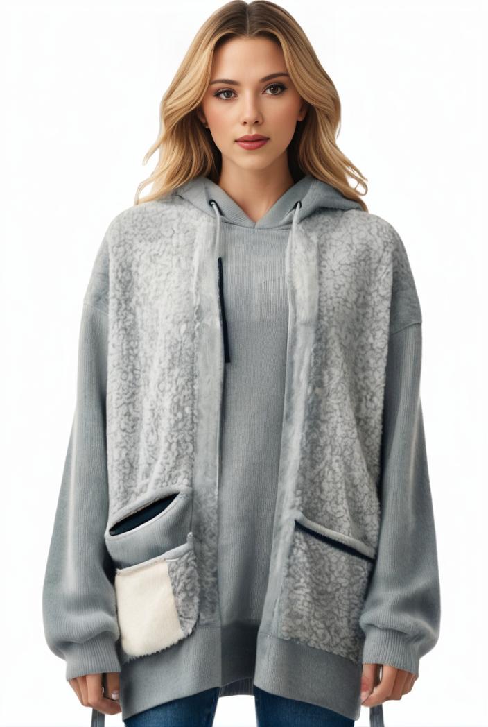 plus size casual hoodie women s plus solid ribbed long sleeve slight stretch hoodie drawstring sweatshirt 126266