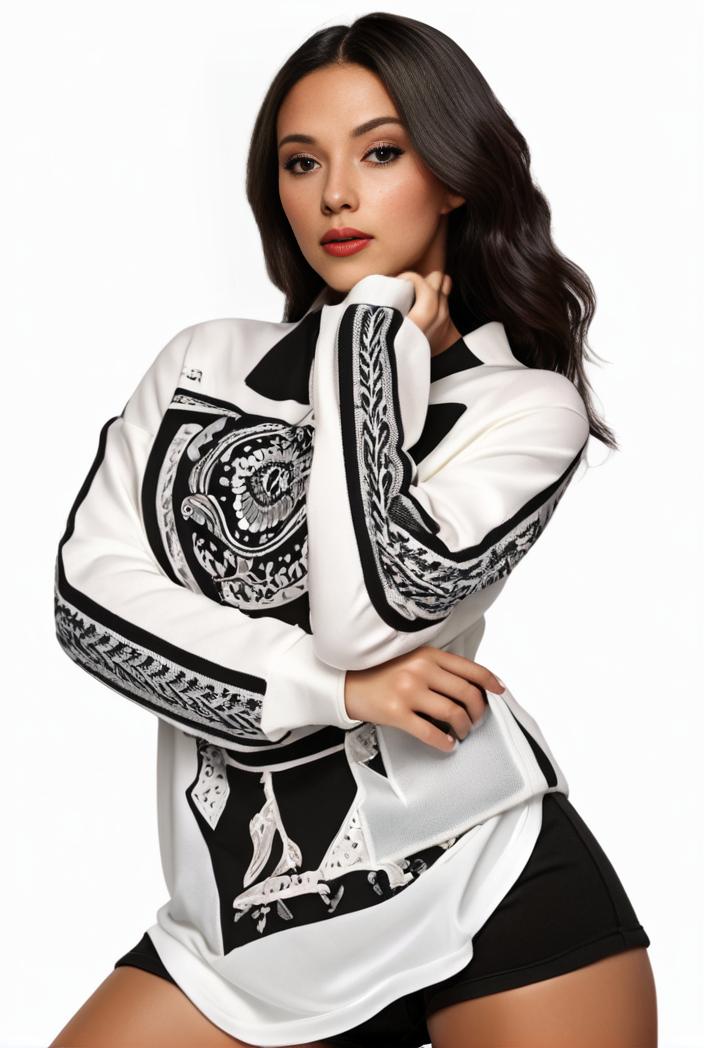plus size casual sweatshirt women s plus graphic letter print long sleeve round neck slight stretch sweatshirt 126305