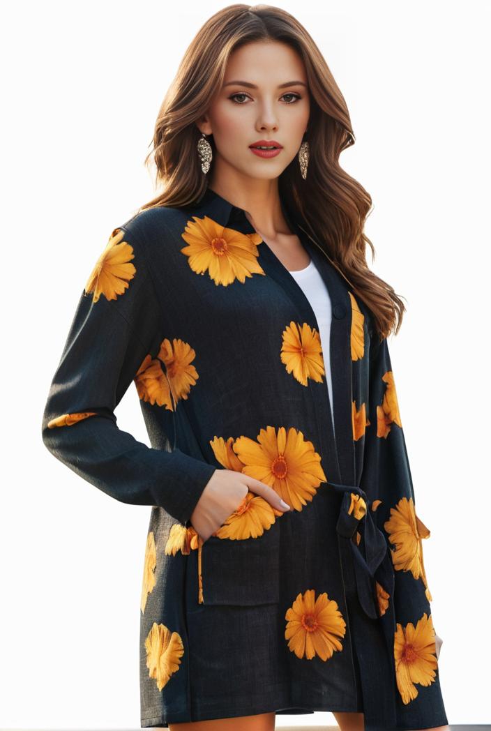 plus size halloween coat women s pus allover cat pumpkin print long sleeve open front medium stretch cardigan overcoat 127112