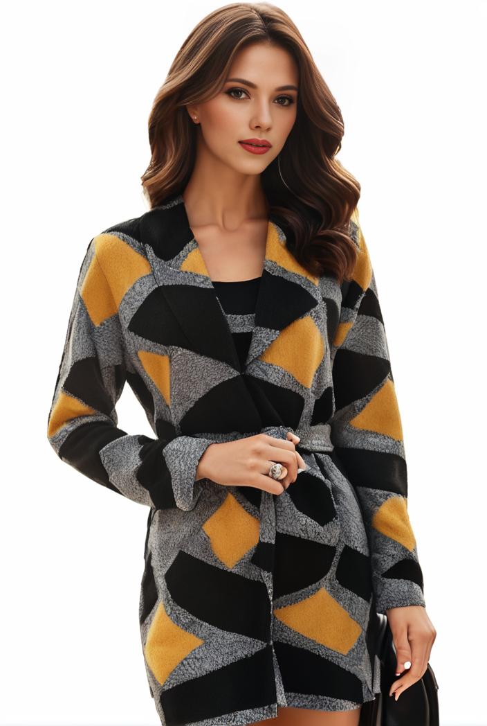 plus size halloween coat women s pus allover cat pumpkin print long sleeve open front medium stretch cardigan overcoat 127115