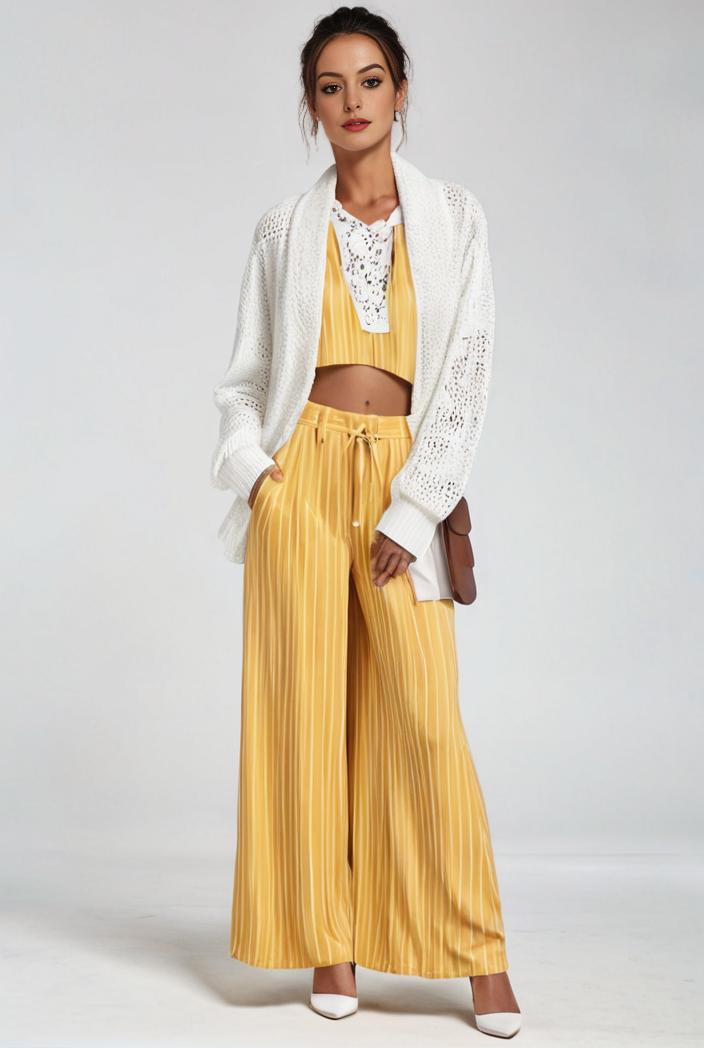 pleated high waist commuting temperament maxi dress 102910