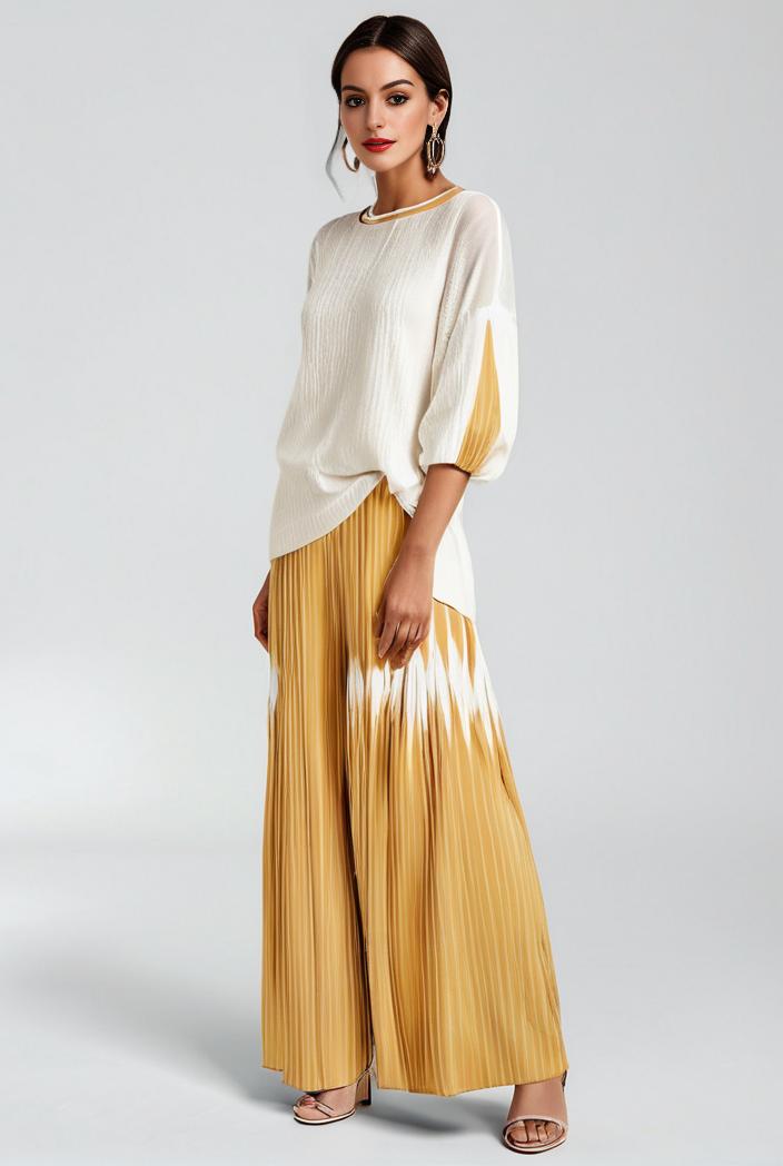 pleated high waist commuting temperament maxi dress 102913