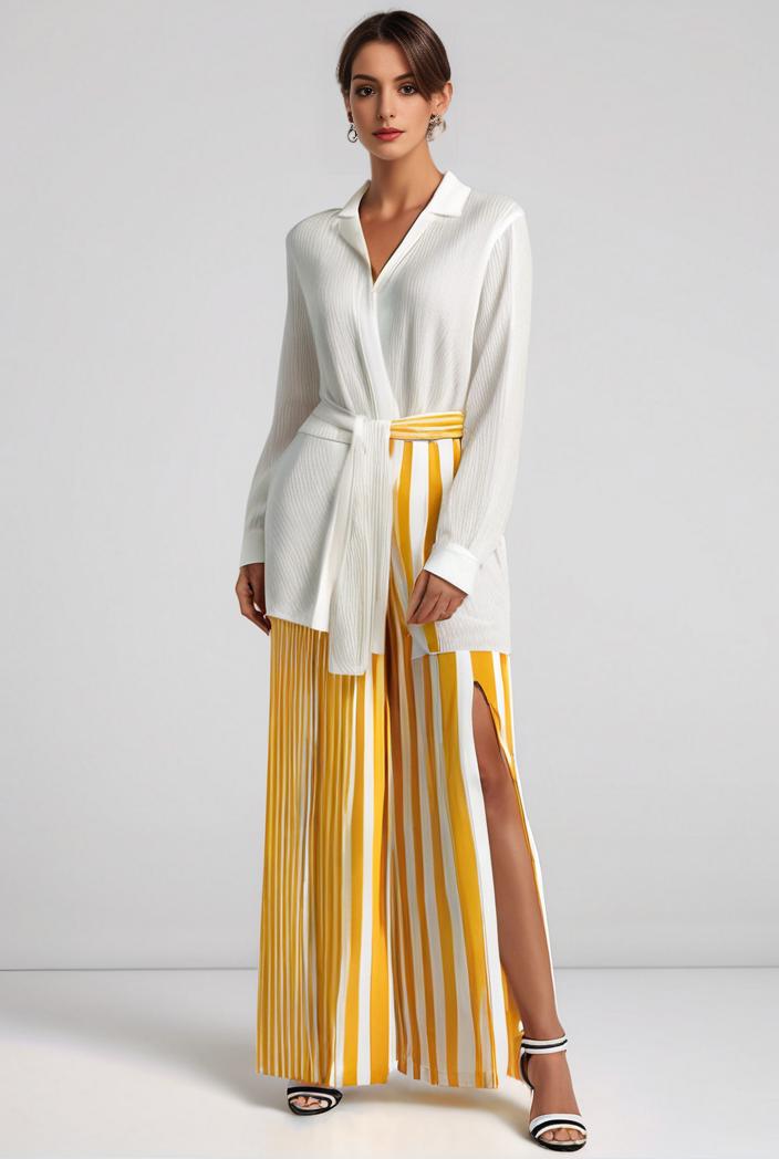 pleated high waist commuting temperament maxi dress 102914