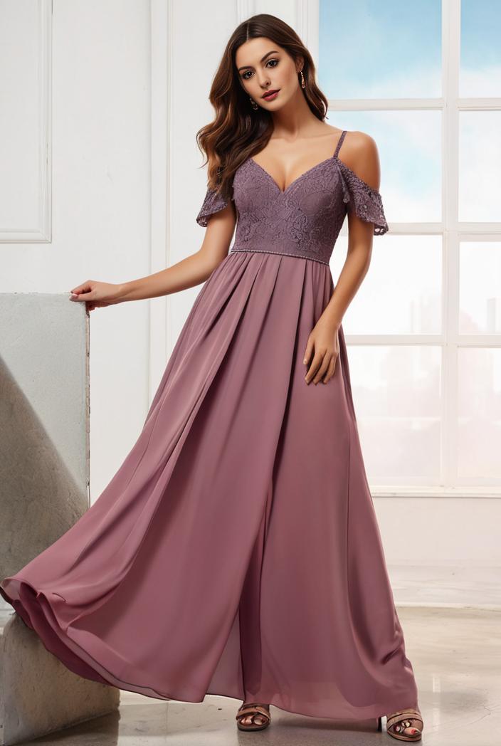 off shoulder spaghetti strap a line maternity dress 121260