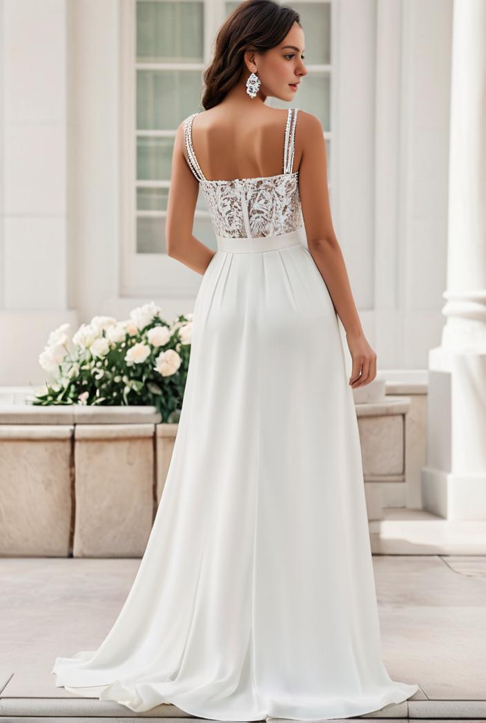off shoulder spaghetti strap a line maternity dress 121288