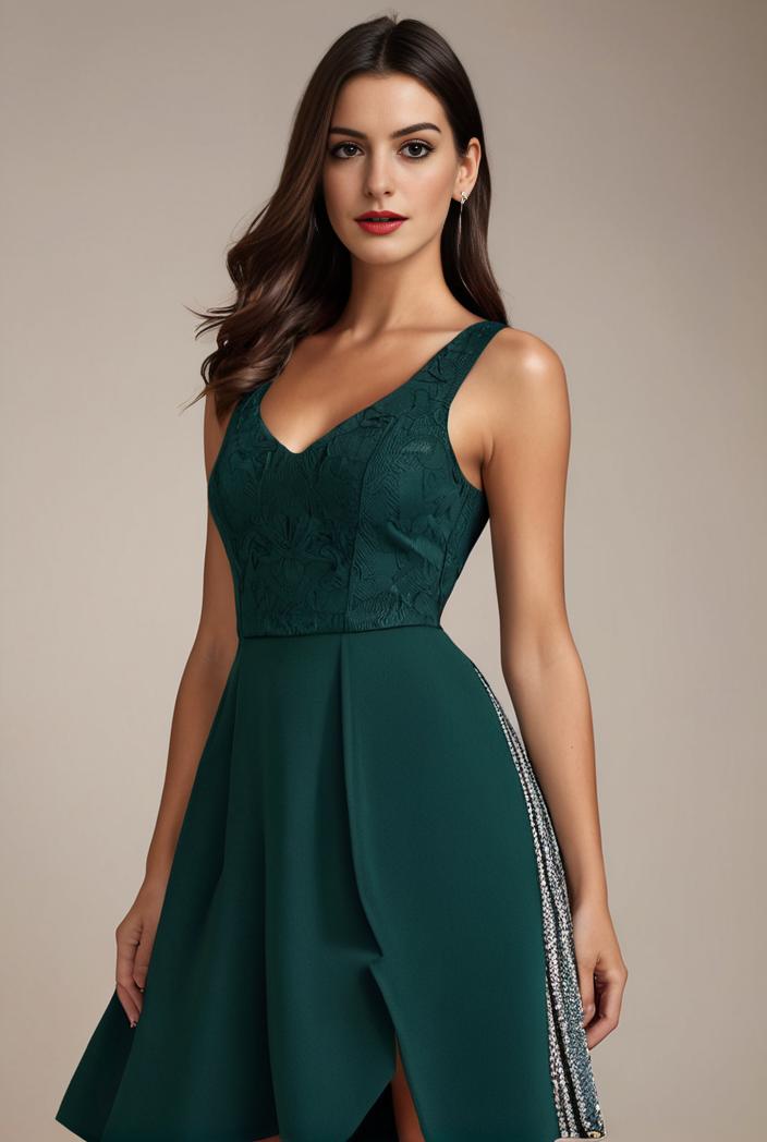 sequin bodice tulle high low evening dress with ribbon waist 101517