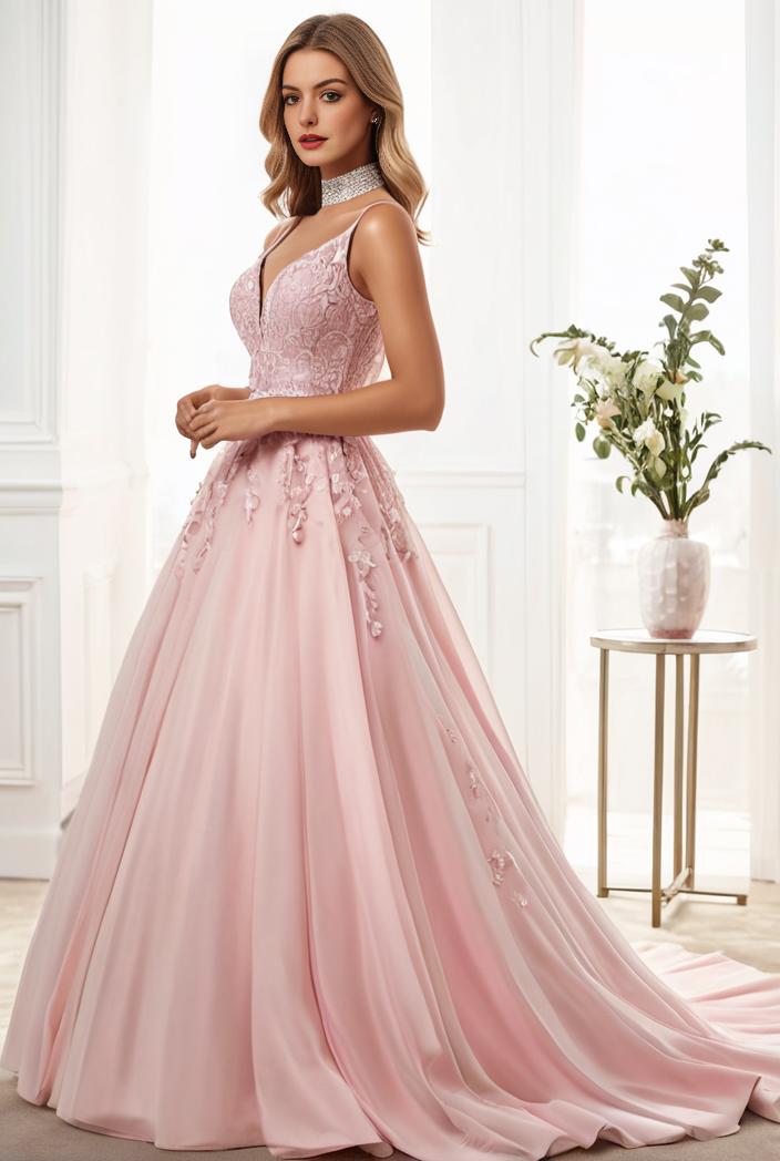 sequin bodice tulle high low evening dress with ribbon waist 101529