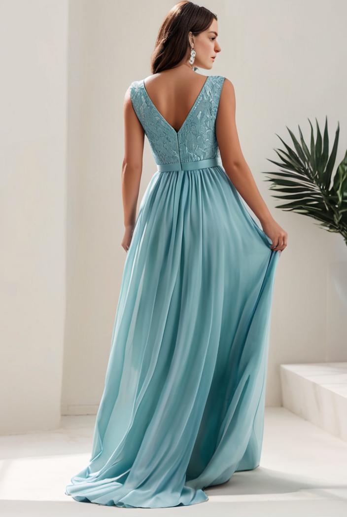 plus size sequin high low deep v neck tulle evening dresses 124619