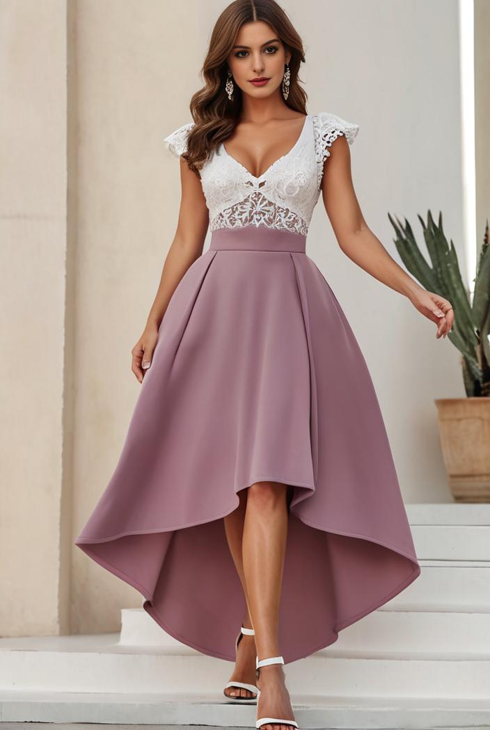 plus size sequin high low deep v neck tulle evening dresses 124641