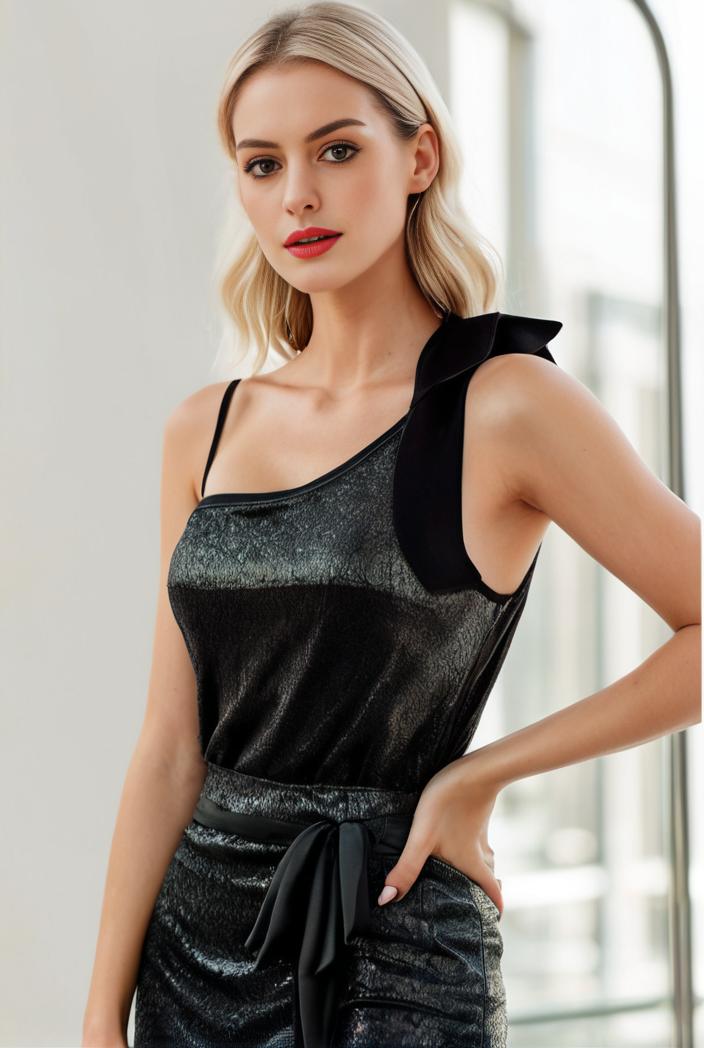 asymmetrical one shoulder feather bodycon sequin evening dress 133226