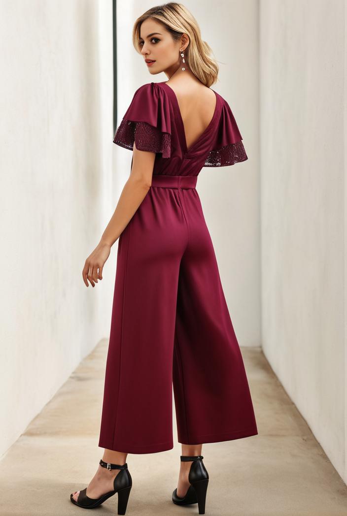 short sleeve v neck sequin chiffon a line mother of the bride dress 147079
