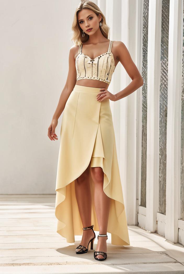 sleeveless v back tulle high low sequin appliques evening dresses 132958