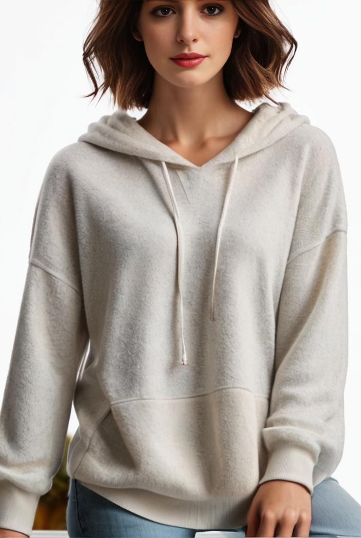 plus size casual hoodie women s plus solid ribbed long sleeve slight stretch hoodie drawstring sweatshirt 110037