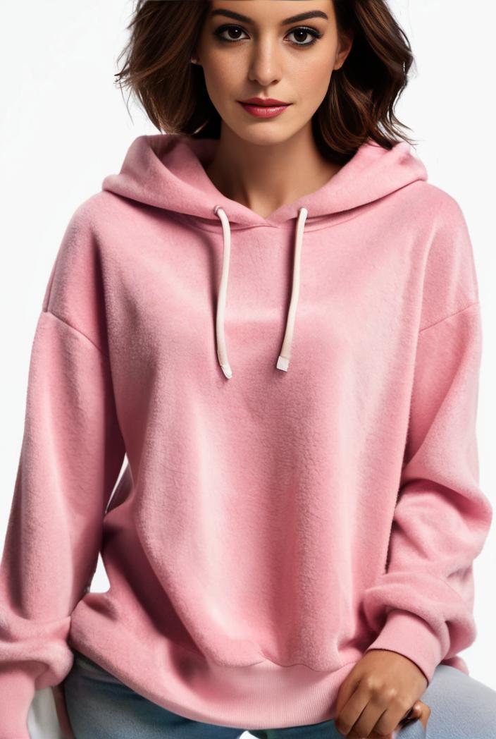 plus size casual hoodie women s plus solid ribbed long sleeve slight stretch hoodie drawstring sweatshirt 110051