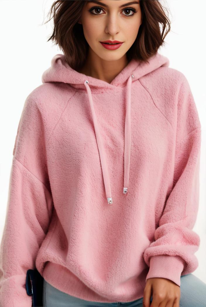plus size casual hoodie women s plus solid ribbed long sleeve slight stretch hoodie drawstring sweatshirt 110052
