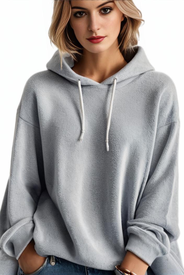 plus size casual hoodie women s plus solid ribbed long sleeve slight stretch hoodie drawstring sweatshirt 110059