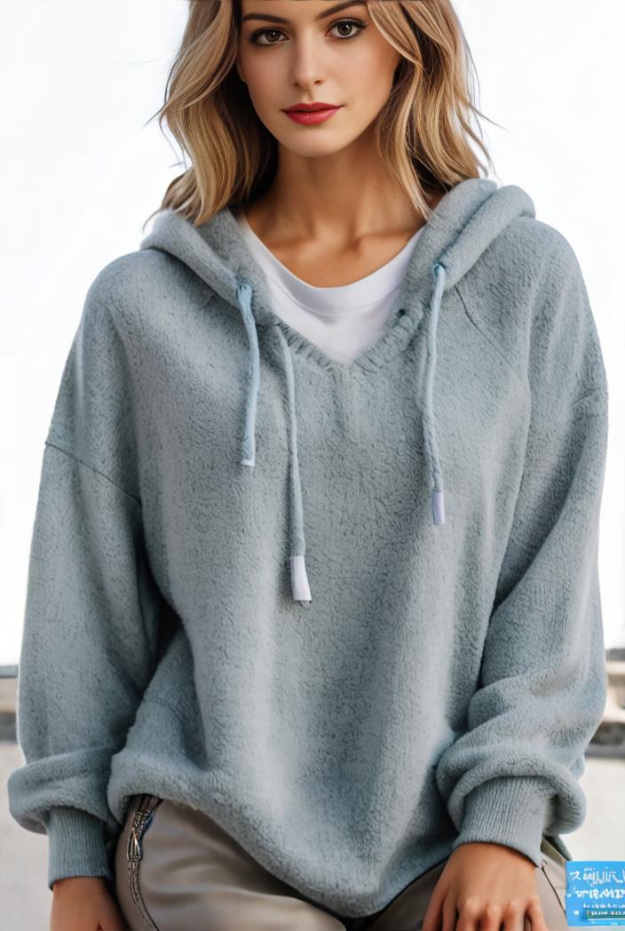 plus size casual hoodie women s plus solid ribbed long sleeve slight stretch hoodie drawstring sweatshirt 110062