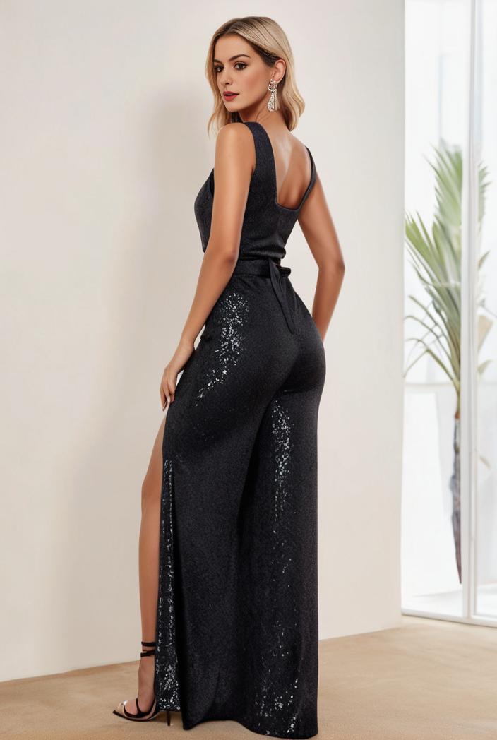asymmetrical one shoulder feather bodycon sequin evening dress 120696