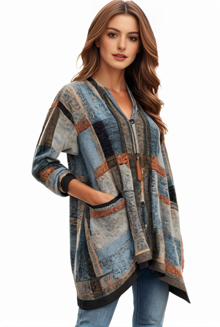 plus size halloween cardigan women s plus cartoon pumpkin skull print long sleeve open front sweater cardigan 129666
