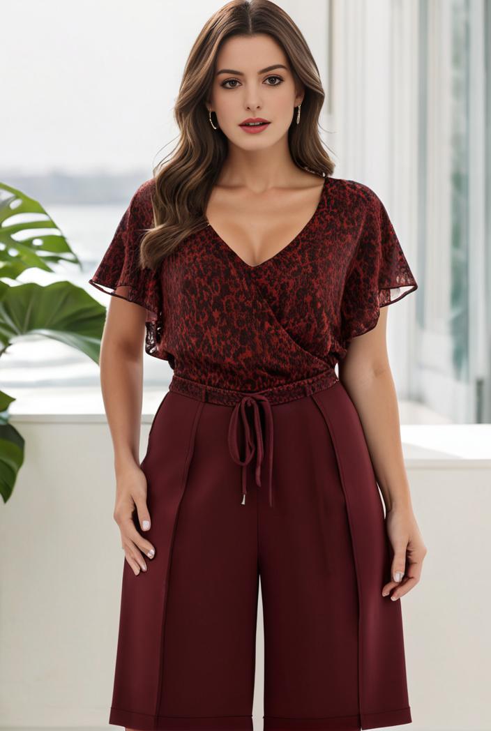 short sleeve v neck sequin chiffon a line mother of the bride dress 134589