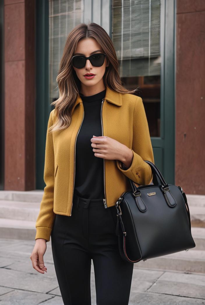 womens leater suit for fall 107784