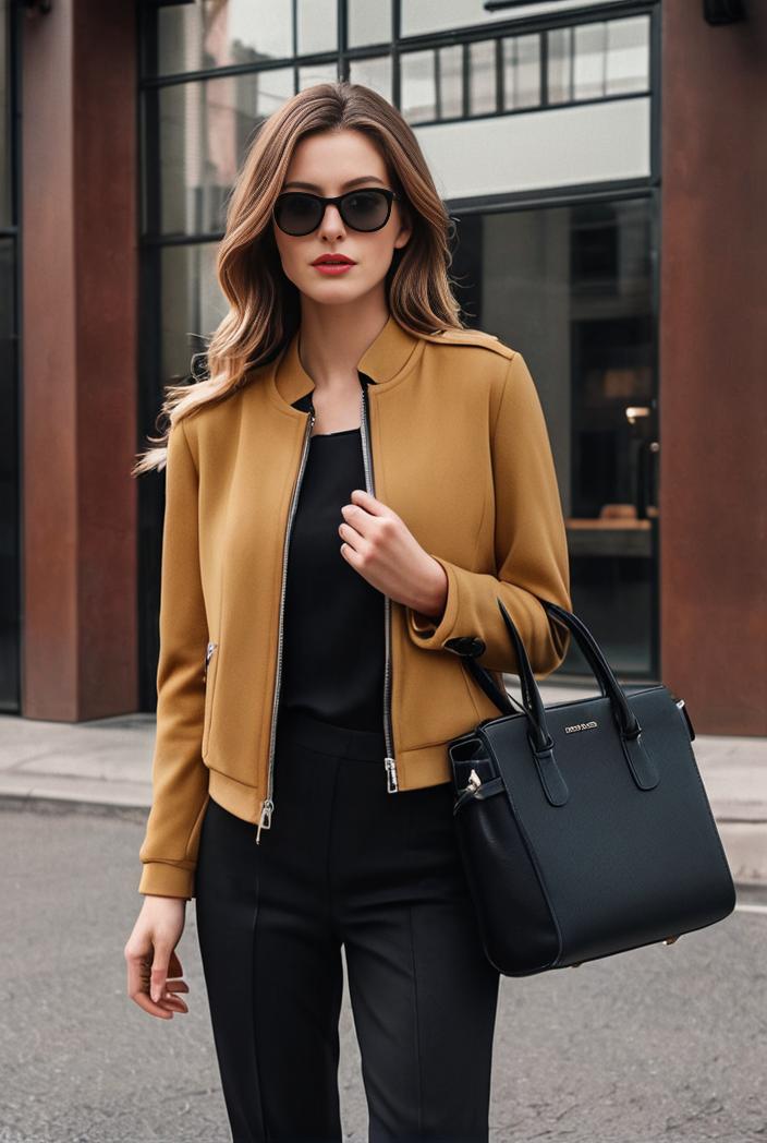 womens leater suit for fall 107788