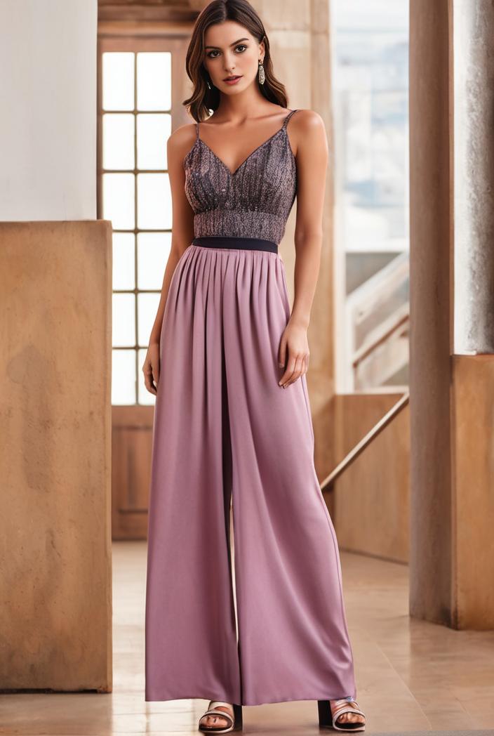 spaghetti strap 2 in 1 sheer evening dress 136275