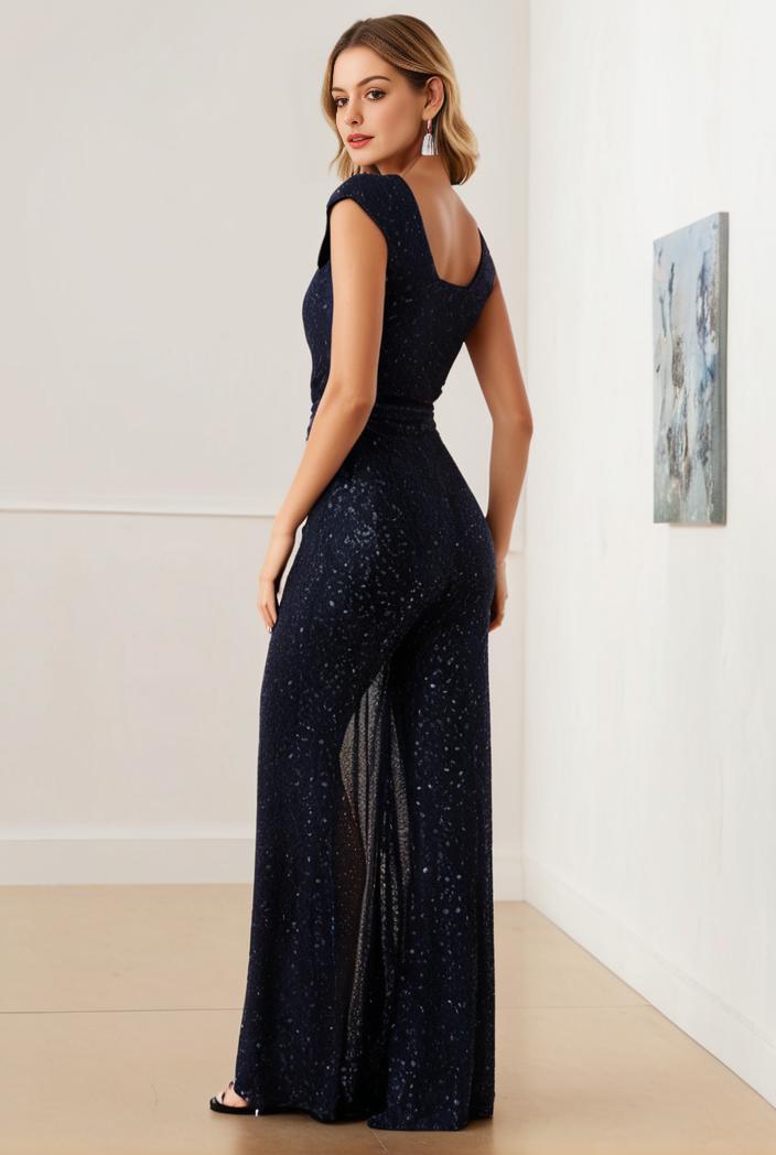 asymmetrical one shoulder feather bodycon sequin evening dress 139457