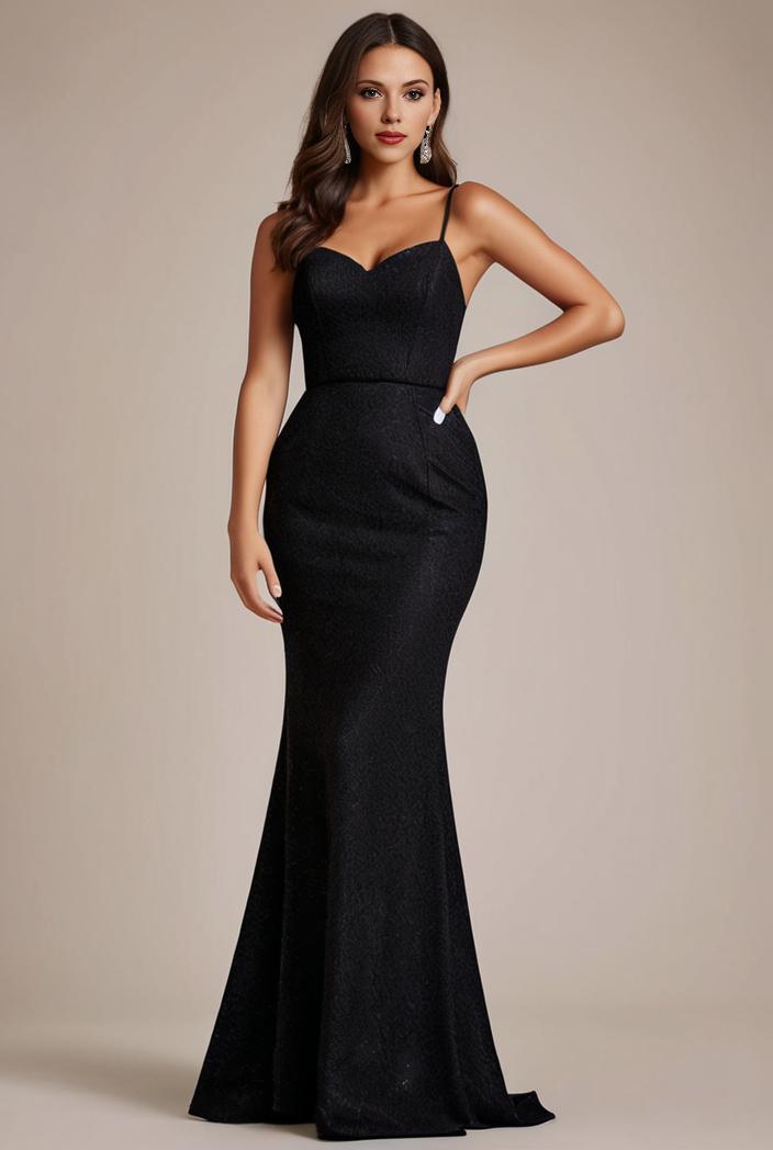 glitter spaghetti strap u veck open back bodycon stretchy evening dress 142117