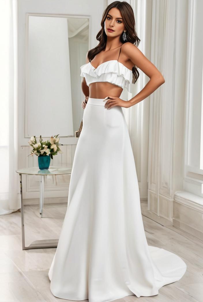 off shoulder spaghetti strap a line maternity dress 114642
