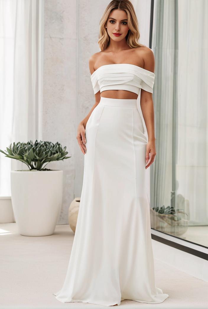 off shoulder spaghetti strap a line maternity dress 114645