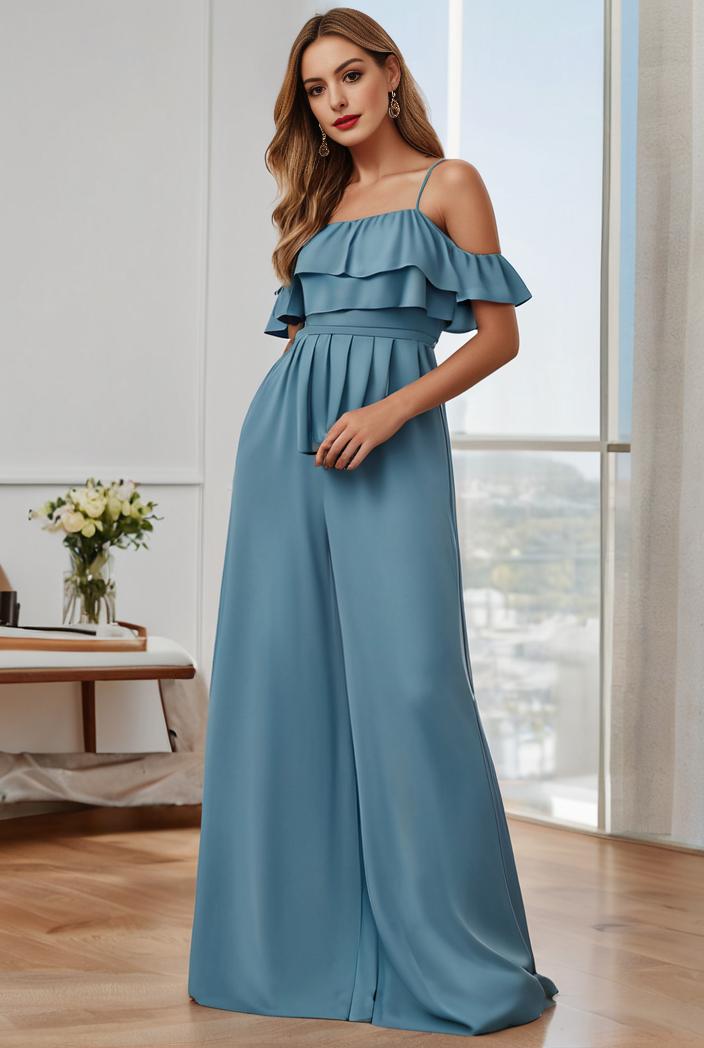 off shoulder spaghetti strap a line maternity dress 114662