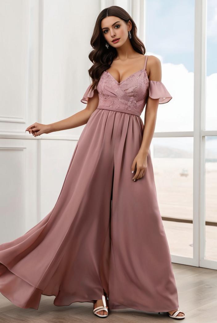 off shoulder spaghetti strap a line maternity dress 114676