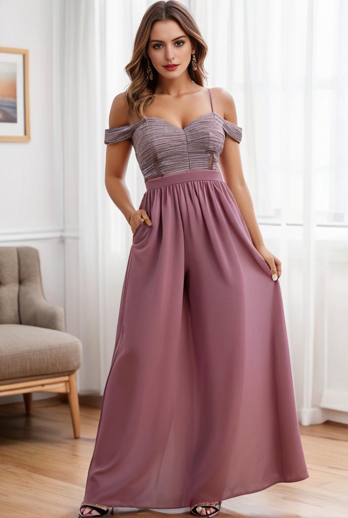 off shoulder spaghetti strap a line maternity dress 114701