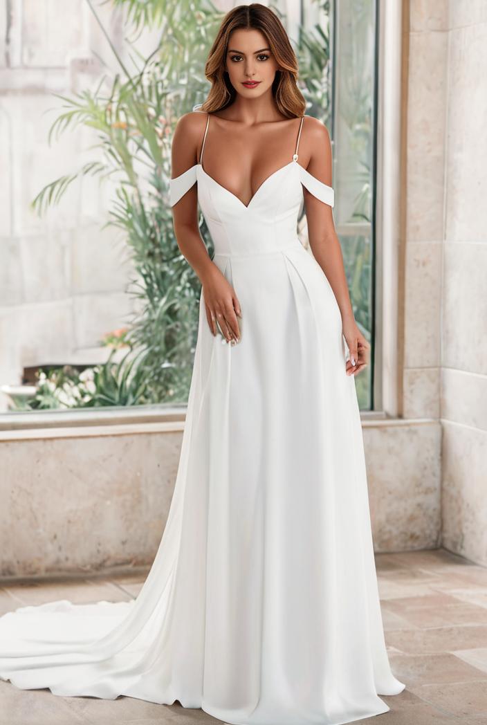 off shoulder spaghetti strap a line maternity dress 114711
