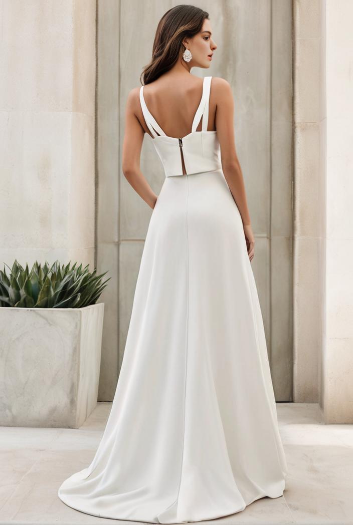 off shoulder spaghetti strap a line maternity dress 114713