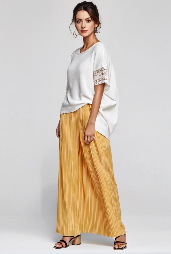 pleated high waist commuting temperament maxi dress 115029
