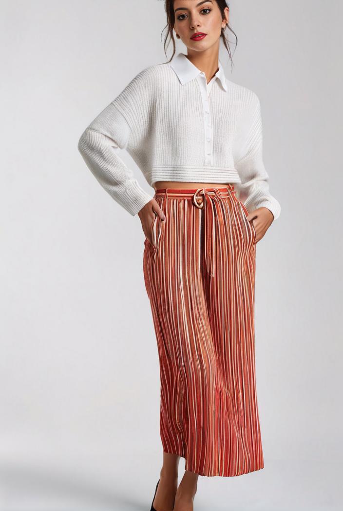 pleated high waist commuting temperament maxi dress 115039