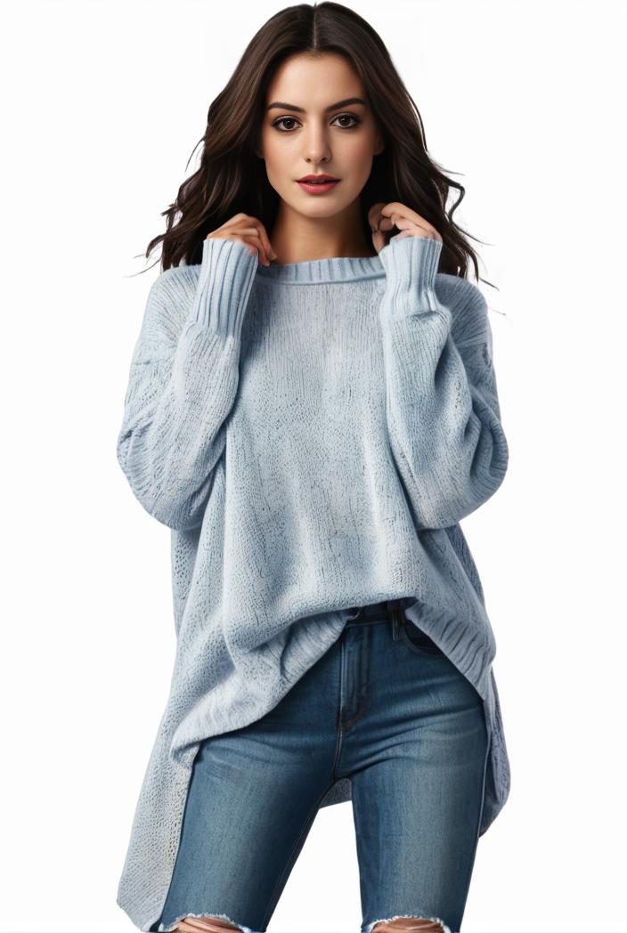 plus size casual sweater women s plus solid tassel trim long sleeve cowl neck high stretch jumper 116036