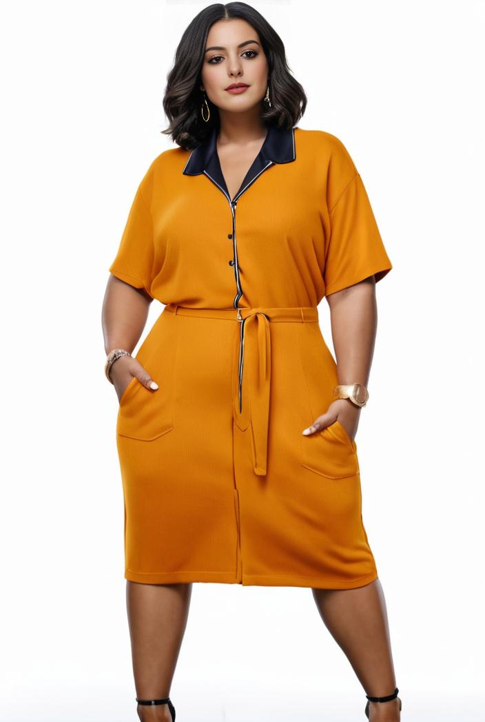 plus size faith letter print short sleeve midi dress with pockets women s plus slight stretch casual dress 116312
