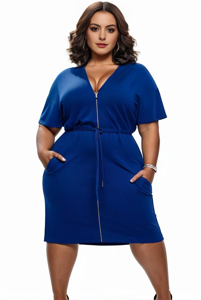 plus size faith letter print short sleeve midi dress with pockets women s plus slight stretch casual dress 116315