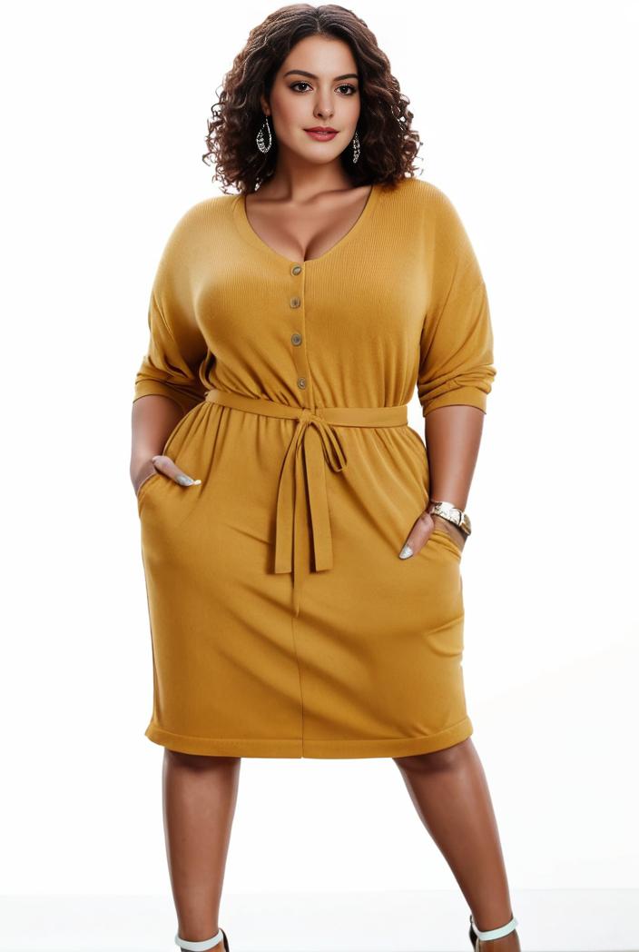 plus size faith letter print short sleeve midi dress with pockets women s plus slight stretch casual dress 116327
