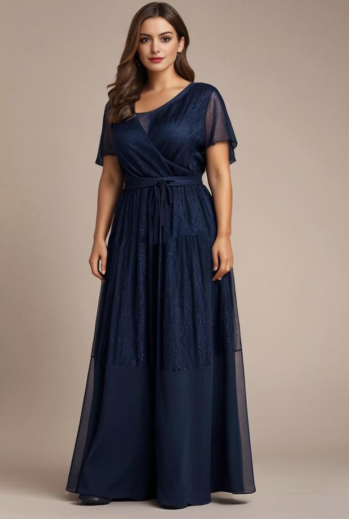 plus size floor length formal evening gowns for weddings 116474