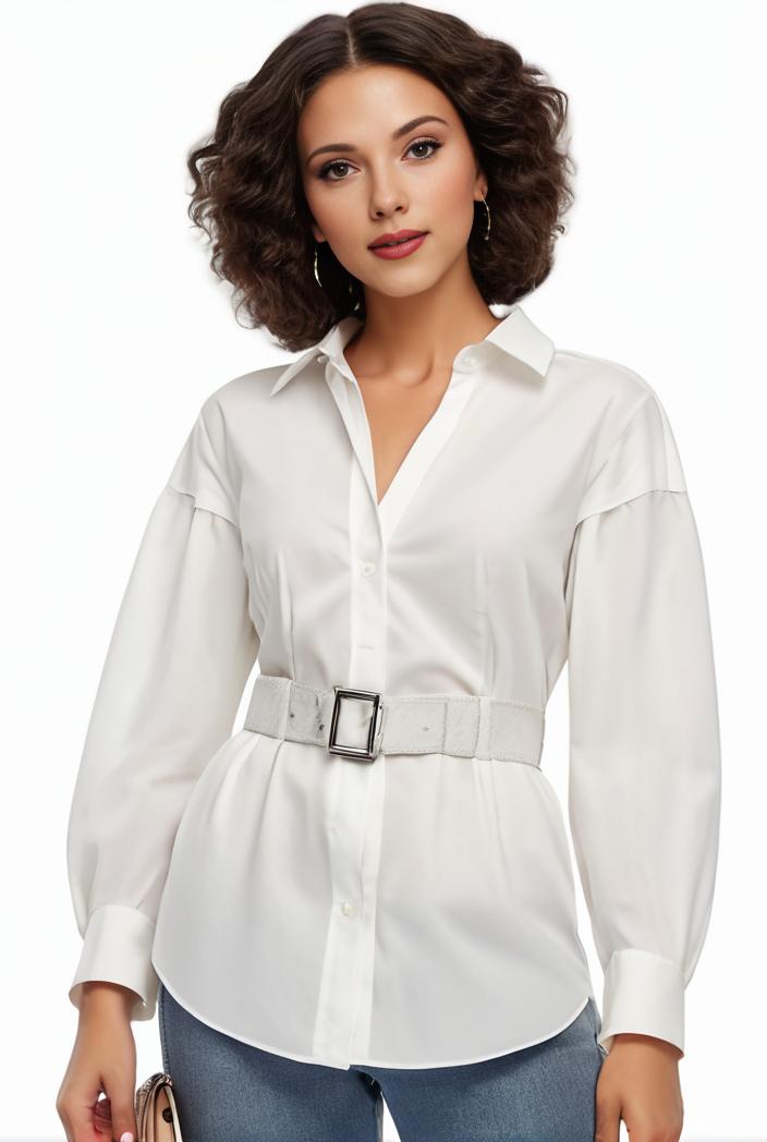 plus size casual blouse women s plus solid button up lantern sleeve turn down collar nipped waist blouse 145033