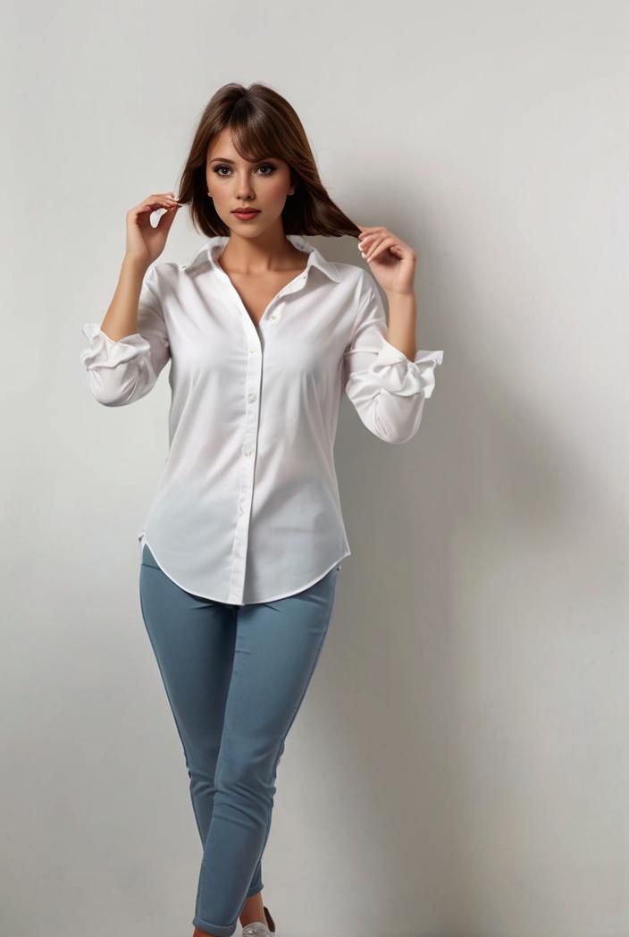 plus size casual blouse women s plus solid button up lantern sleeve turn down collar nipped waist blouse 145041